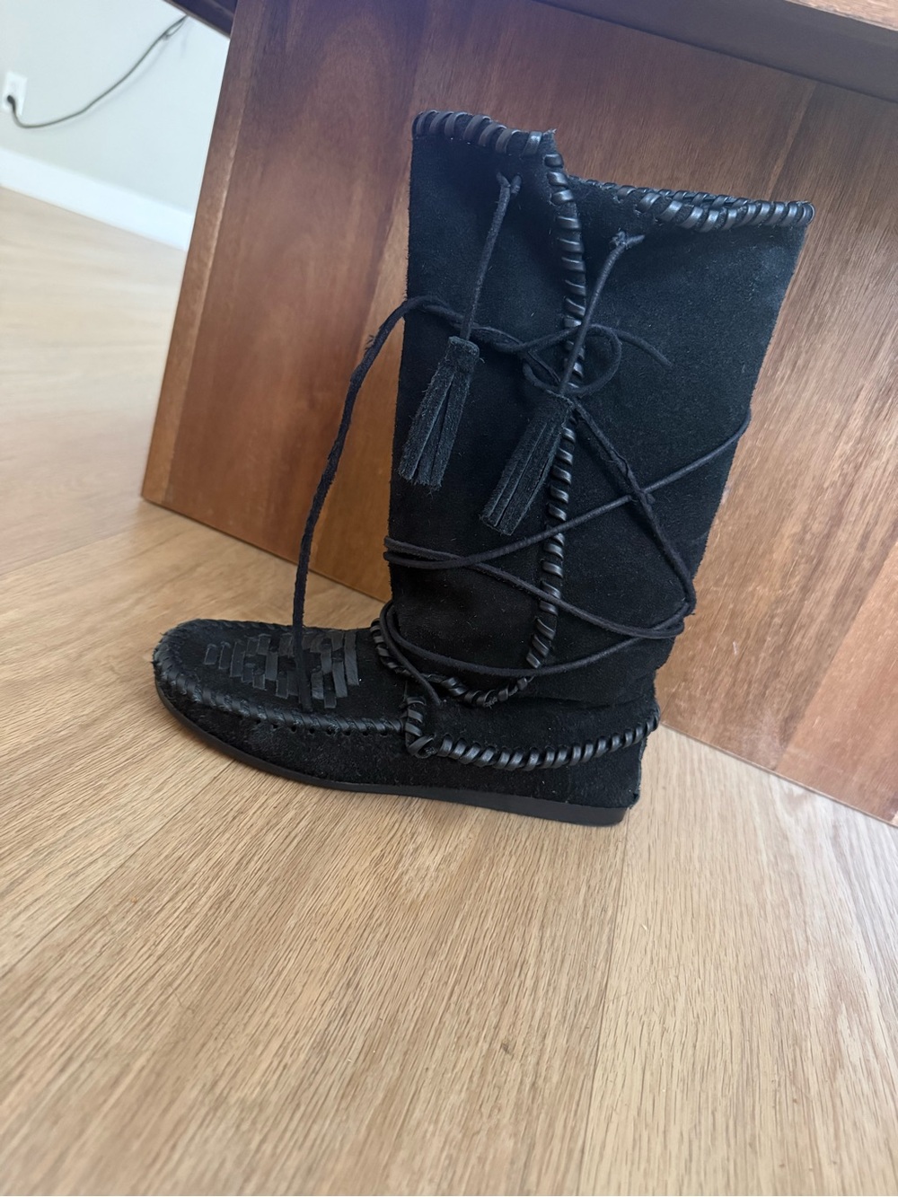 Isabel Marant leather Winki Boots Black Size 36